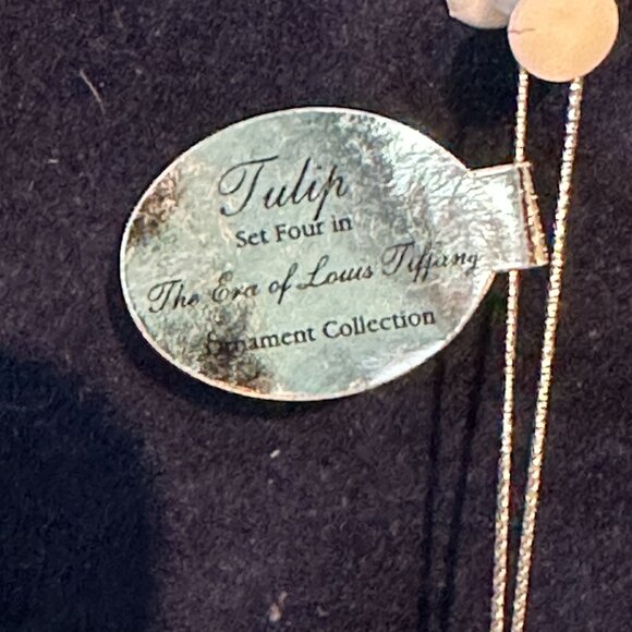 Bradford Exchange Era Of Louis Tiffany Heirloom Porcelain Ornament Collection - Picture 4 of 10